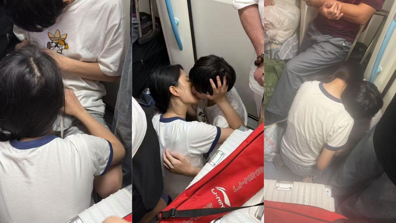 上海不大 创造神话 上海地铁上男女角落舌吻 互相抚摸引爆热议！封面图