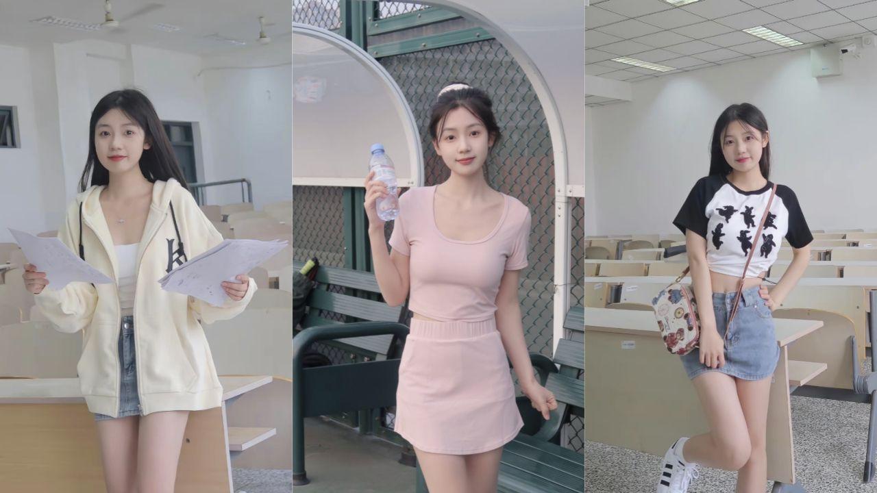 清纯小美女窗前趴后入啪啪 甜美脸蛋反差口交吞精被男友爆操！封面图