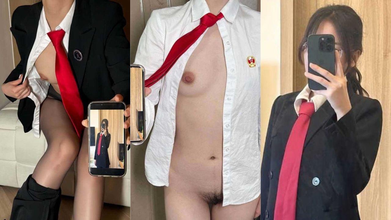 95后清纯律师为官司遭法官潜规则 身穿黑丝掰臀露穴任由调教中出 西安律政俏佳人 玲姐 性爱视频流出封面图