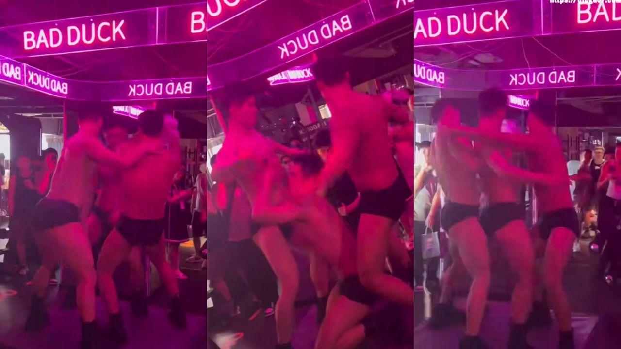 重庆男同健身房开业视频流出 昏暗灯光下裸体猛男贴身热舞 肌肉线条挑逗 全场尖叫狂欢辣眼睛！封面图