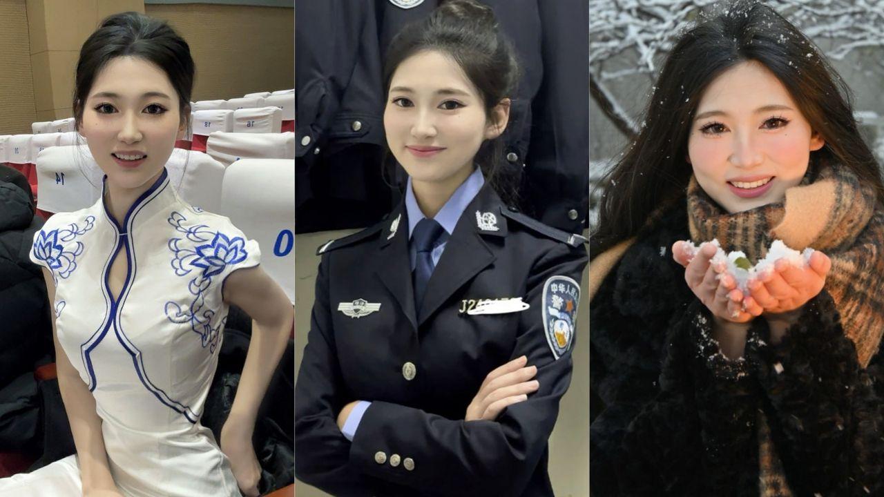 南京警察学院高颜值警花李景涵3P调教视频泄密 清纯女神变金主骚玩具 双肉棒跪着舔！封面图