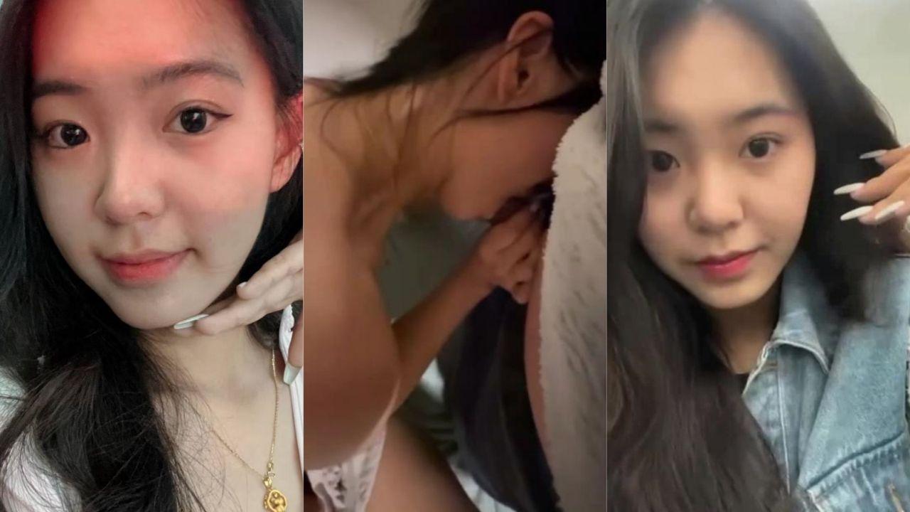 杭州师范大学 女大学生 曹雅晴清纯女神反差炸裂性感黑丝酒店调教 小母狗嫩穴口交啪啪刺激爆棚！封面图