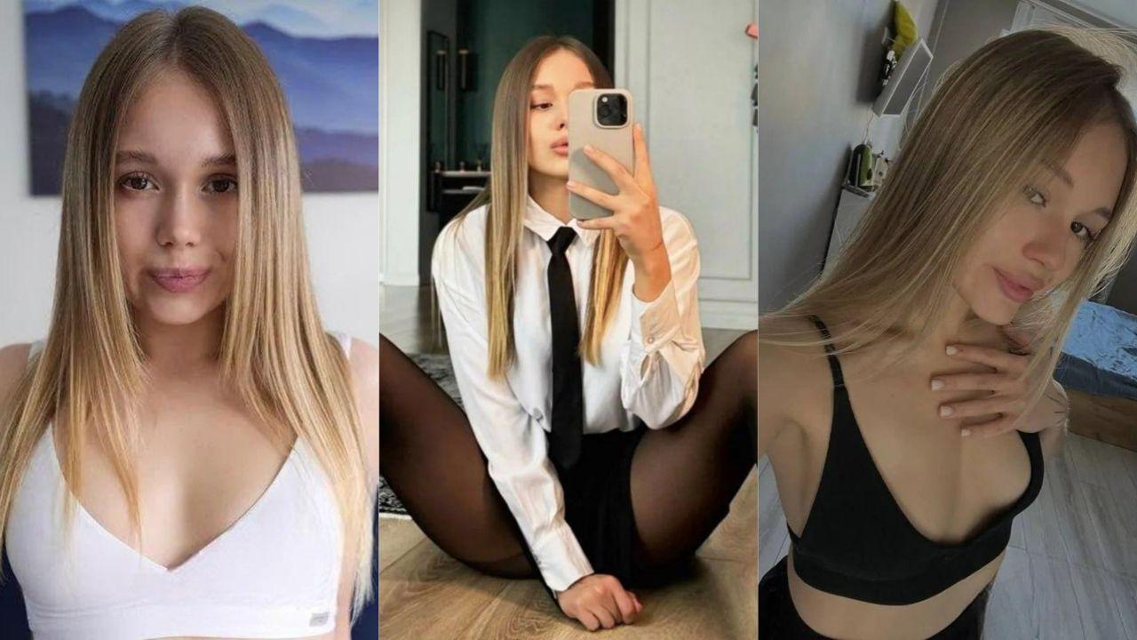 Allinika死库水白袜视频流出 俄罗斯金发萌妹360度无死角 户外露出简直是宅男梦中情人！封面图