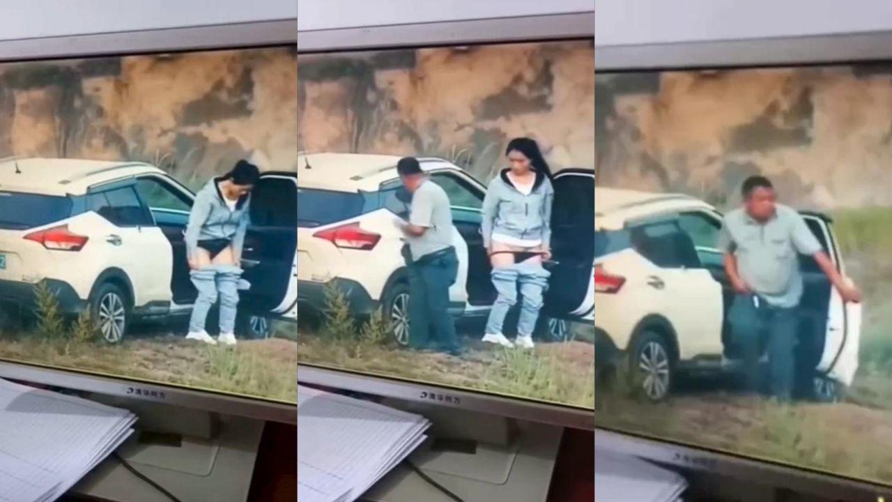 车牌晋A 8C552车震偷情视频全国疯传 荒郊野外少妇蜜臀肥美太骚了 这是谁的老公老婆社死了？封面图