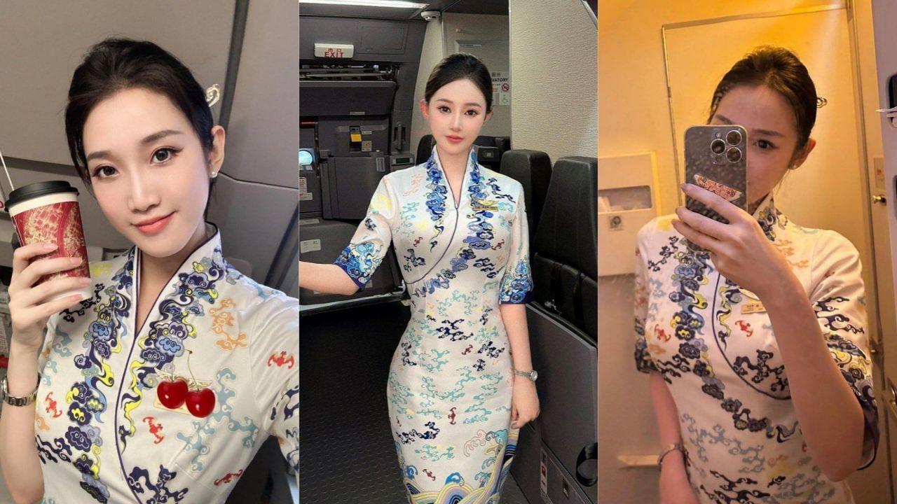 海航东航南航高颜值空姐自拍合集视频 旗袍包臀裙制服诱惑拉满 各种私密画面超劲爆 满足你的空姐幻想！封面图