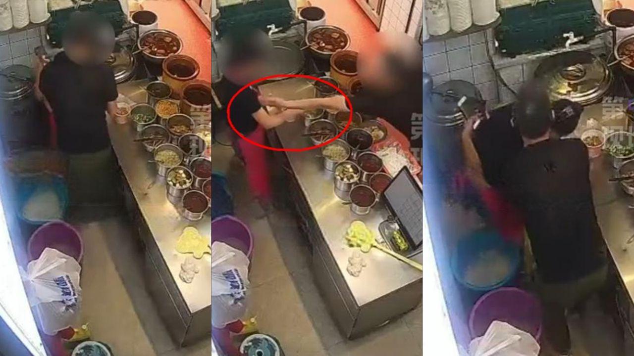 湖南衡阳米粉店男客太嚣张 强搂19岁女店员袭胸 嚷着开房吓坏妹子 隔天还敢回店吃粉当场被抓！封面图