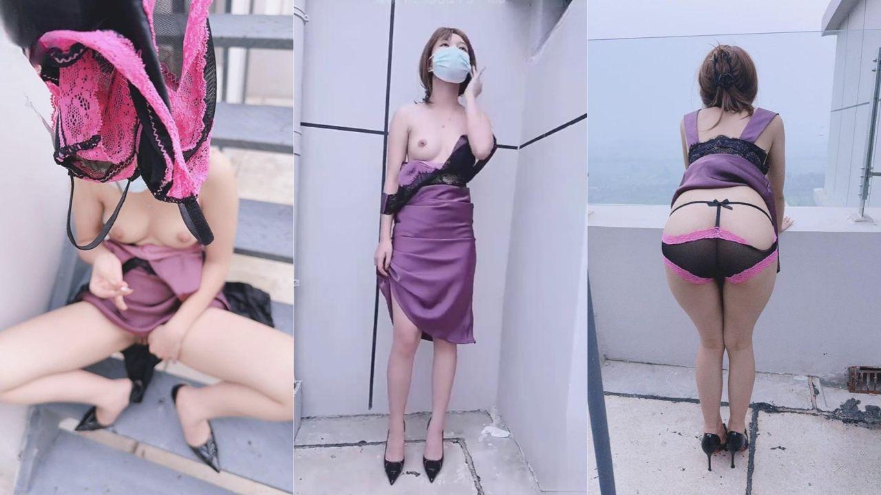 嫂子说我哥没我这么多花样 跟我在一起可以每次都让她高潮 天台调教嫂子自慰 无套后入内射爽歪歪！封面图