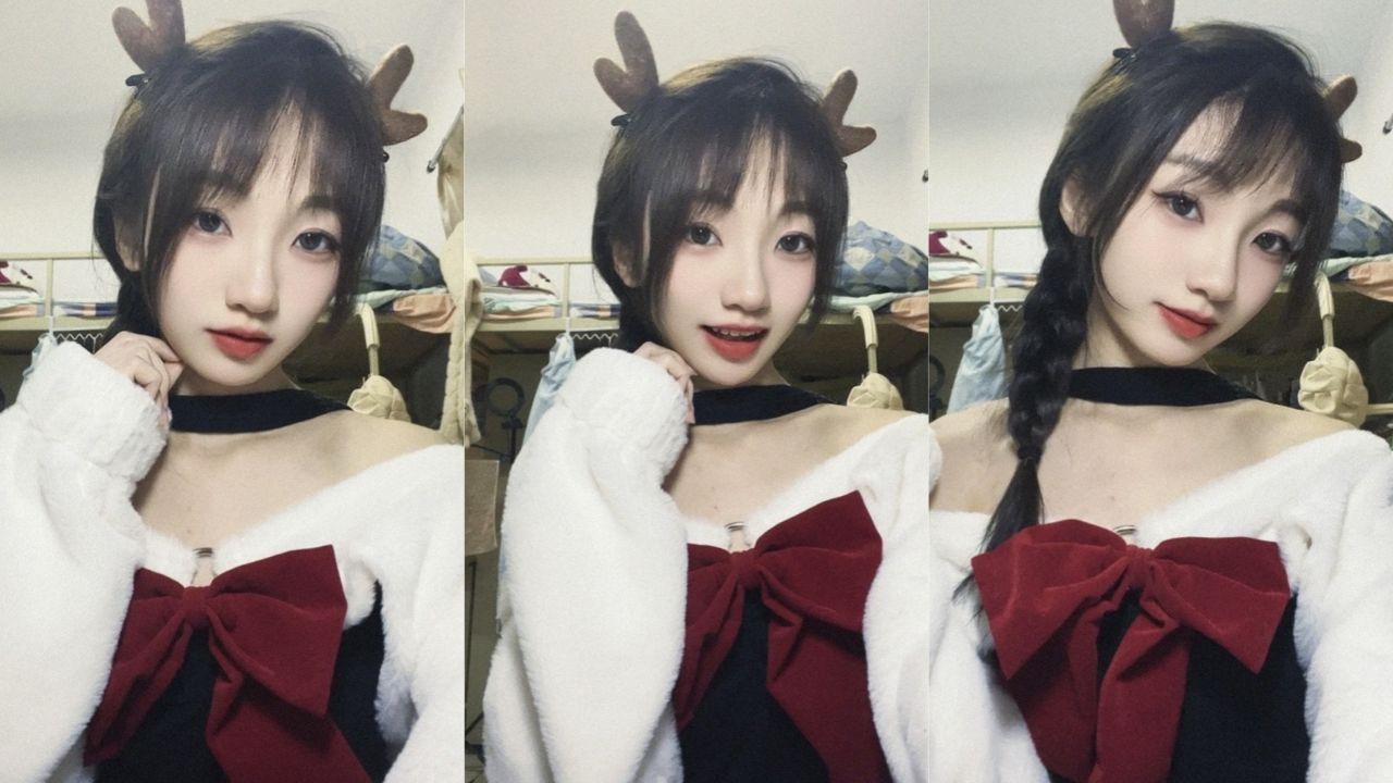 乱伦大神调教亲妹妹 忽悠白虎表妹穿上小圣诞衣拍照 清晰录下爆操小精灵彤彤的全过程！封面图