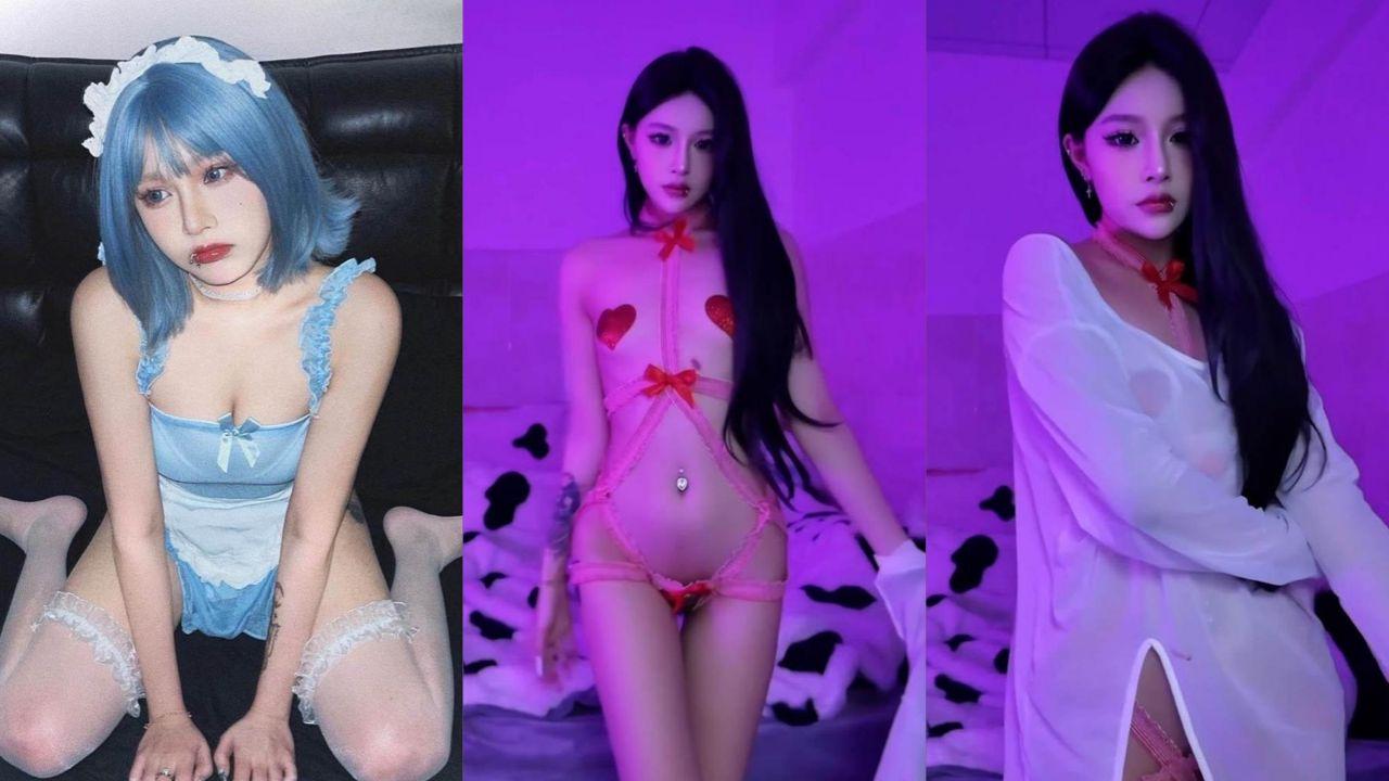 深圳顶级魅魔王雅璇被富二代包养私拍流出 赤裸跪姿翘臀摇晃手指抠嫩穴舌尖挑逗超香艳！封面图