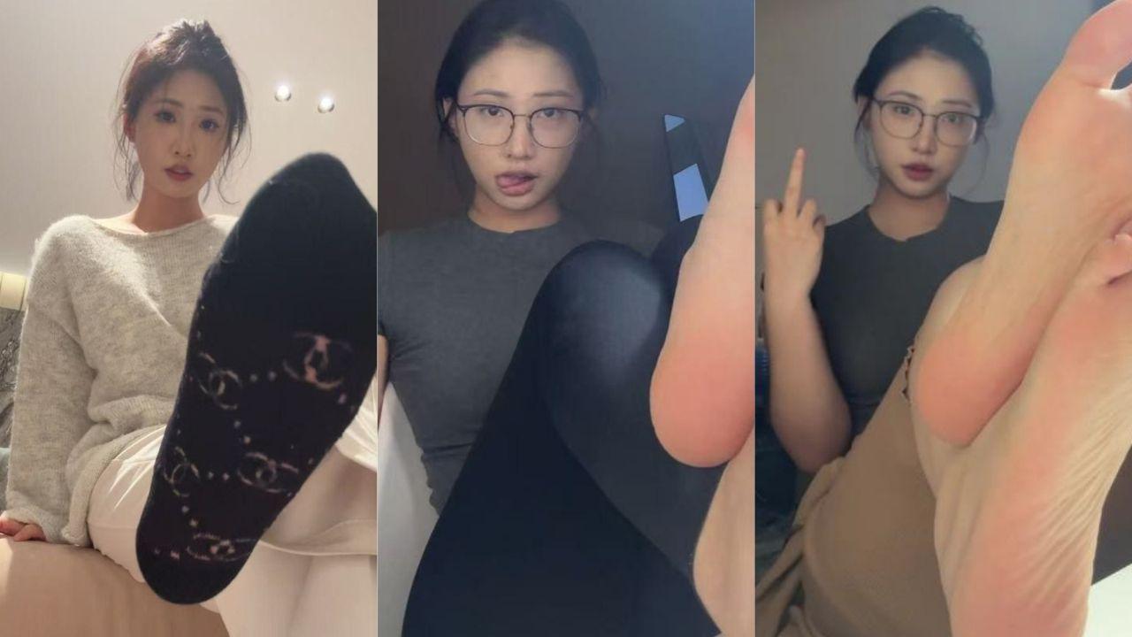 高颜值女大学生套路展示脚底视频流出 足控福利炸裂全网 嫩足白皙粉嫩挑逗硬到爆！封面图