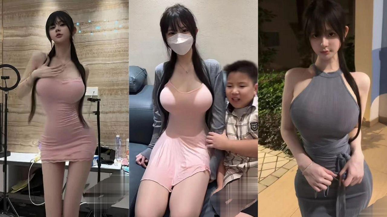 抖音百万粉丝女神爱次肉疑似下海偷拍视频曝光 胸大腰细尤物火辣骑乘后入全过程！封面图