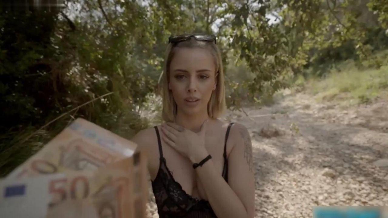 捷克街头搭讪系列 猎艳金色短发性感模特 黑蕾丝吊带丁字裤 无套爆操白虎小穴颜射高潮！封面图