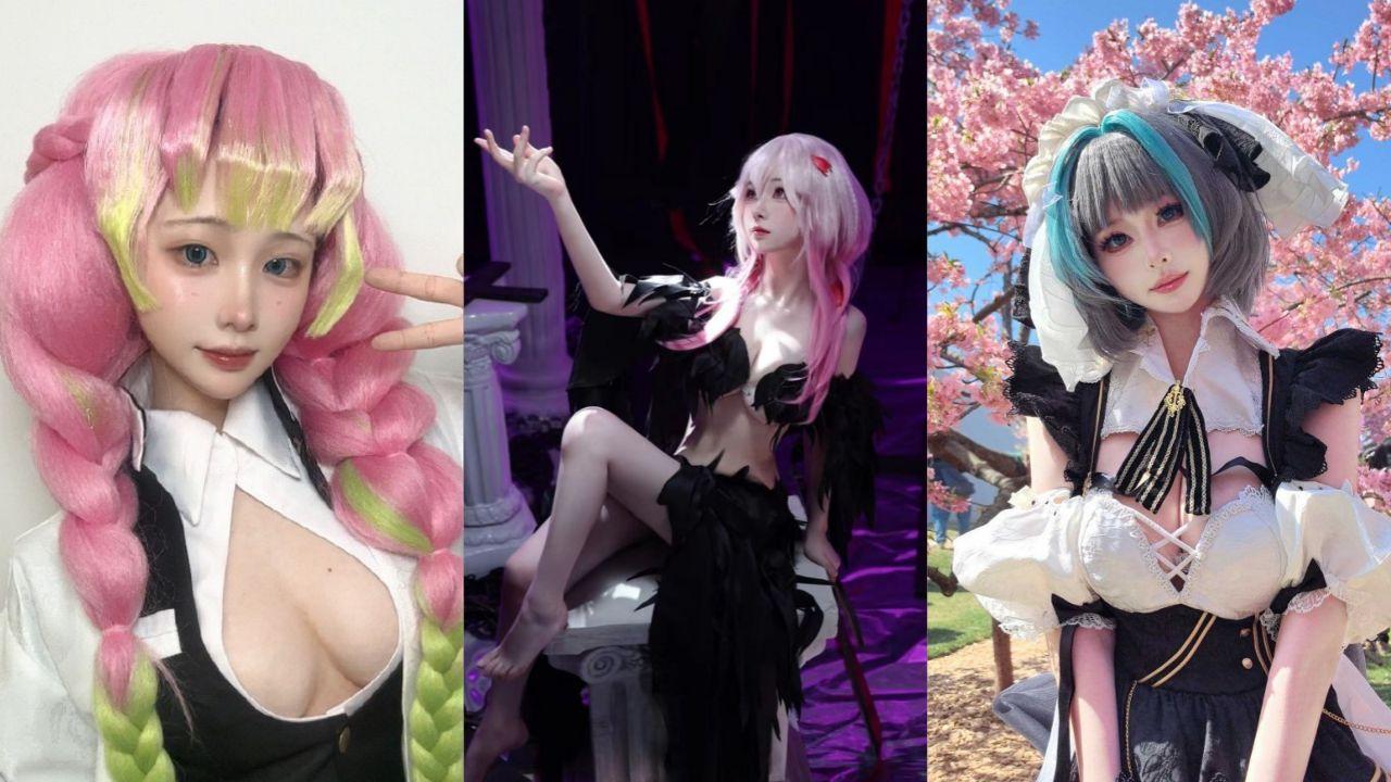 B站二次元网红萝莉若若不男 COS定制自慰私拍流出 美乳嫩妹跳蛋狂揉骚穴反差淫魔全过程！封面图