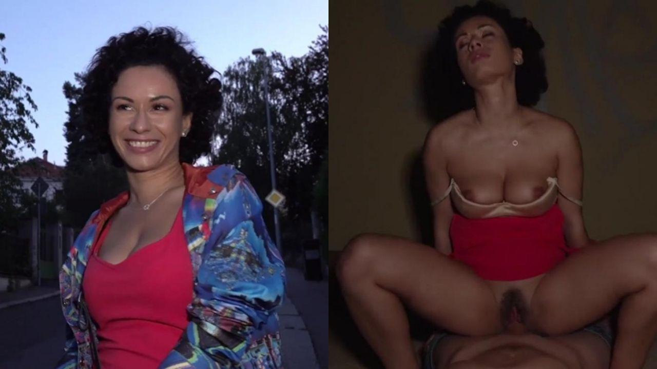 捷克街头搭讪系列 猎艳俄罗斯巨乳美女视频流出 粉色吊带迷人乳沟蜜桃臀展示 深喉口交无套后入封面图