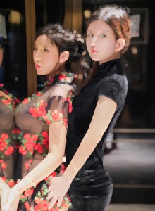 顶级网红女神【松果儿】丰乳肥臀极品身材，黑丝高跟勒逼高叉无限诱惑，各种引诱姿势撩拨媚眼勾魂