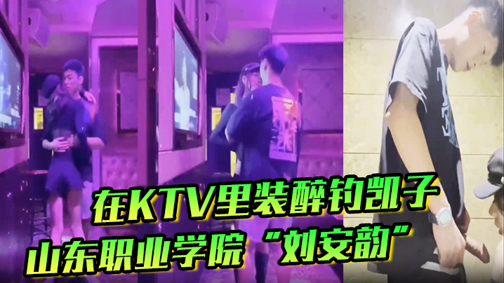 山东职业学院“刘安韵”在KTV里装醉钓凯子，并勾引到卫生间后入封面图