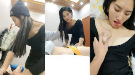 嫩妹子，漂亮爱笑，美腿翘臀，今夜艳福不浅干爽了封面图