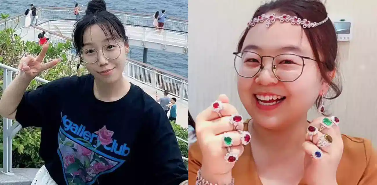 水贝珠宝行业小骚货私生活曝光，买珠宝换操眼镜妹情趣装骑乘榨精视觉冲击力爆棚封面图