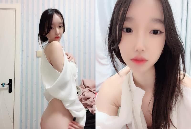 清纯系妹子真空白色罩衫加上美臀真是太香啦封面图