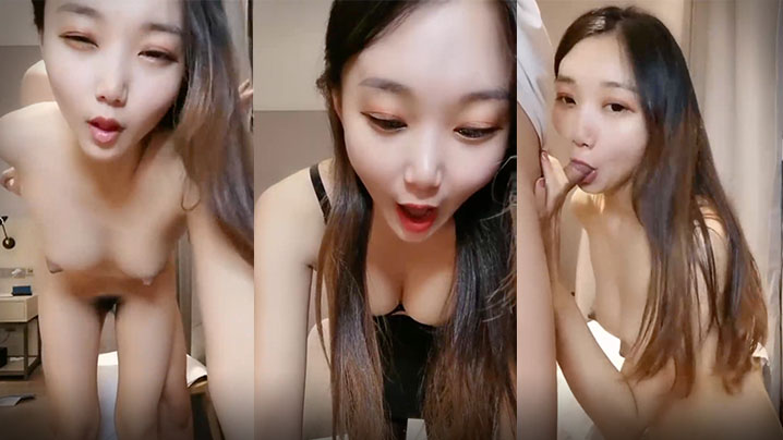 声音嗲嗲红唇美女和炮友激情啪啪，打炮完也要把穴穴洗干净。封面图