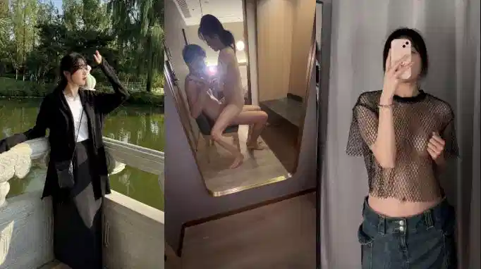 北京大学金融系高材生【向寒月】与男友性爱视频被曝光，顶级颜值校花变身淫骚小母狗封面图