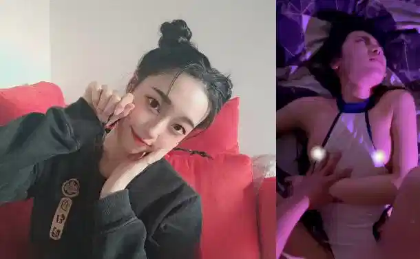 上海美术学院【李婷】超高颜值学生妹翘着美臀舔屌吃鸡，被大屌无套后入暴力抽插封面图