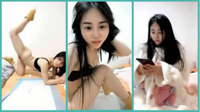 逼里塞着高频跳蛋练瑜伽的极品姑娘，爽到颤抖淫水直流，全程露脸表情好骚，撅着屁股求草，淫声荡语不断真骚封面图