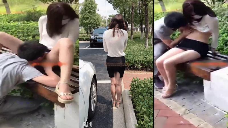 【野外露出】暴躁君夫婦戶外勾搭路人❤️老公：撅起屁股小哥哥你見過嗎你想玩玩嗎她下面濕嗎真實不演對話刺激封面图