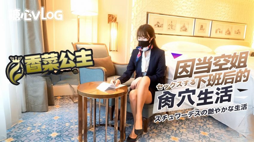 新晋高端名媛极品大长腿黑丝御姐【香菜公主】空姐下班后的肏穴生活 蜜穴水嫩多汁 爆射极品尤物封面图