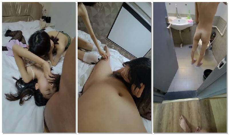 【探花老總雙胞胎】，胖哥艷福不淺，兩個極品00後，雙胞胎姐妹花，粉嫩苗條身材極品，狂親暴插，多少男人羨慕他封面图