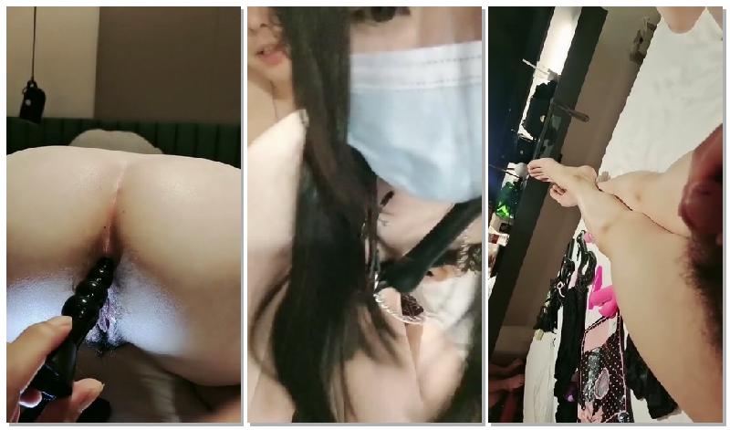 調教小母狗，乖巧蘿莉讓小哥鏡頭前玩弄，撅著屁股肛塞爆菊花，奶頭給她夾上道具玩弄騷穴封面图