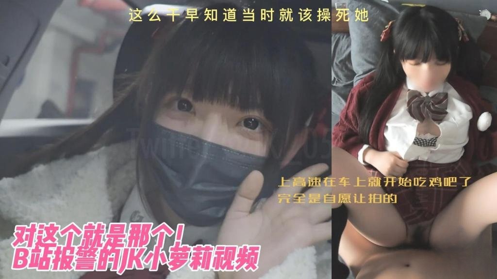 【JK小萝莉】对这个就是那个B站报警的JK小萝莉视频 上高速在车上就开始吃鸡吧了封面图
