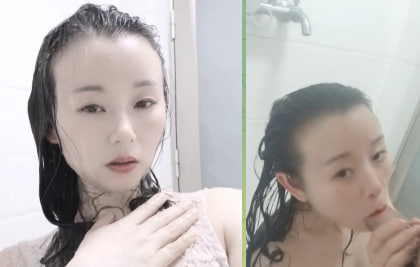 最新『浴室门』激情四射全档流出 大叔与小情人的浴室自拍 跪舔J8极致诱惑 完美露脸封面图