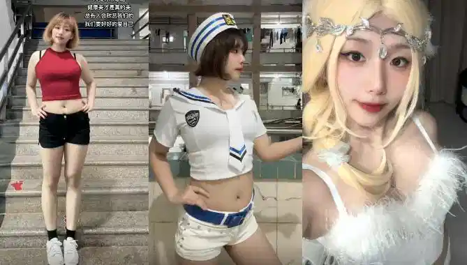 成都师范大学【王敏】抖音【超级无敌芒果冰】被金主拿下，一边举着吃几把照片一边被金主狂干封面图