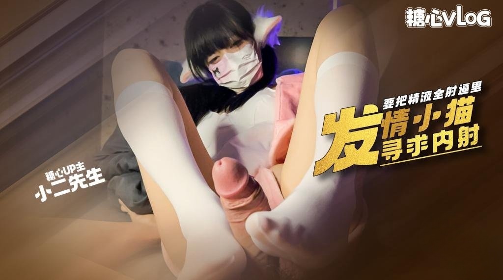 【白丝足交】小骚猫发情了’ 卖力的填完肉棒还要让把精液全射逼里 小二先生封面图