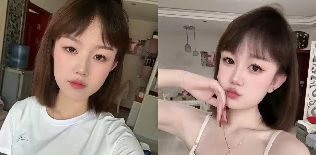 青岛清纯学生妹【高燕】私密视频曝光，白虎小穴嫩得出水大屌无套猛插淫水四溢封面图