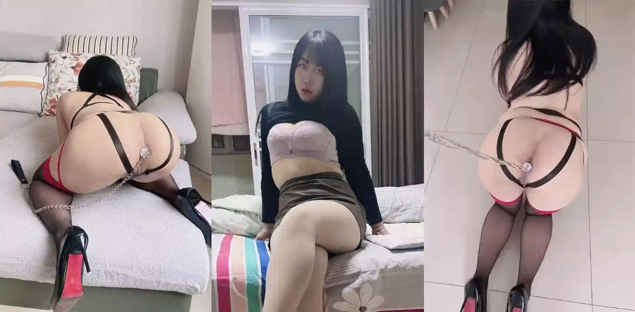 极品巨乳人妻被调教视频流出，带狗绳跪地爬行露脸口交大屌，肥臀骑乘榨精淫叫连连封面图