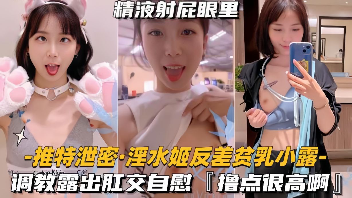 【推特泄密-淫水姬反差贫乳小露】调教露出肛交自慰撸点很高封面图