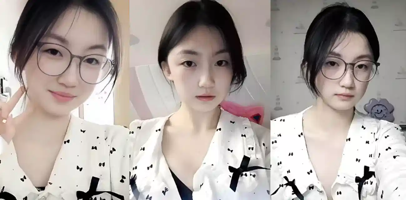 河北邢台【窦雅琳】清纯眼镜妹被渣男友泄露私密视频，揉奶自慰反差感爆棚封面图