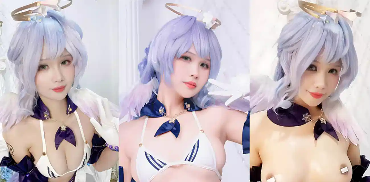 顶级反差萌妹【Pyonco】知更鸟Cos大尺度写真流出，翘臀美乳性感撩人搔首弄姿极致淫乱封面图