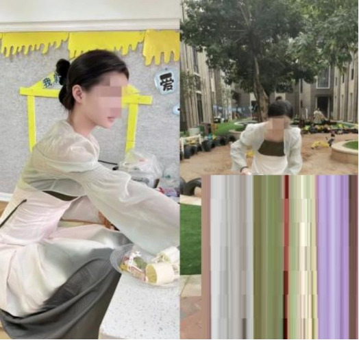 在兒子幼稚園小朱老師的婚床上偷情封面图