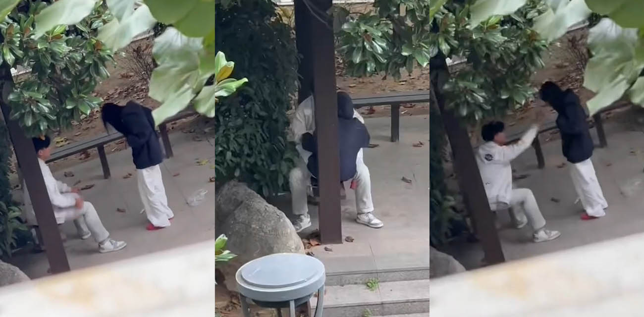 徐州技师学院情侣户外激情骑乘，妹子跨坐猛摇裙下汁水狂喷凉风吹拂高潮迭起封面图