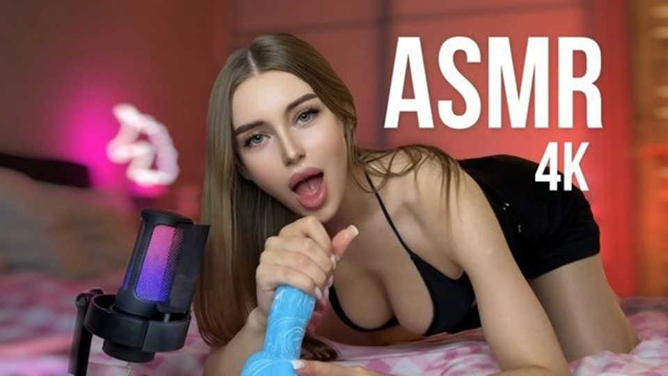 ASMR - 你的女朋友现在就想来个口交，第一人称视角，美女手淫封面图