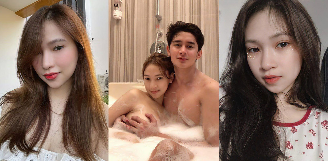 泰国高颜值反差情侣私拍，出租车上激情舌吻浴室裸聊呻吟不断封面图