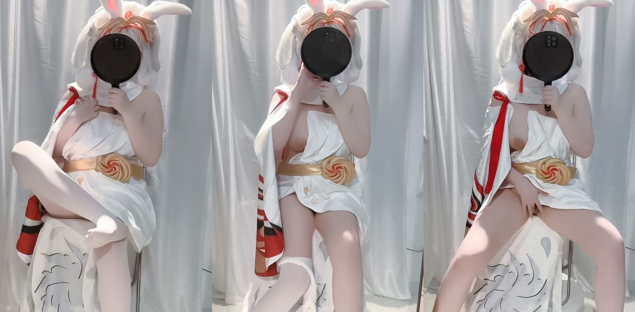 快手coser网红【咩咩宝宝】大尺度私密视频流出，白丝美腿无限诱惑猛扣嫩穴自慰潮喷封面图