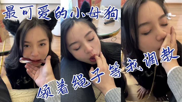 最可爱的小母狗领着绳子等我调教封面图