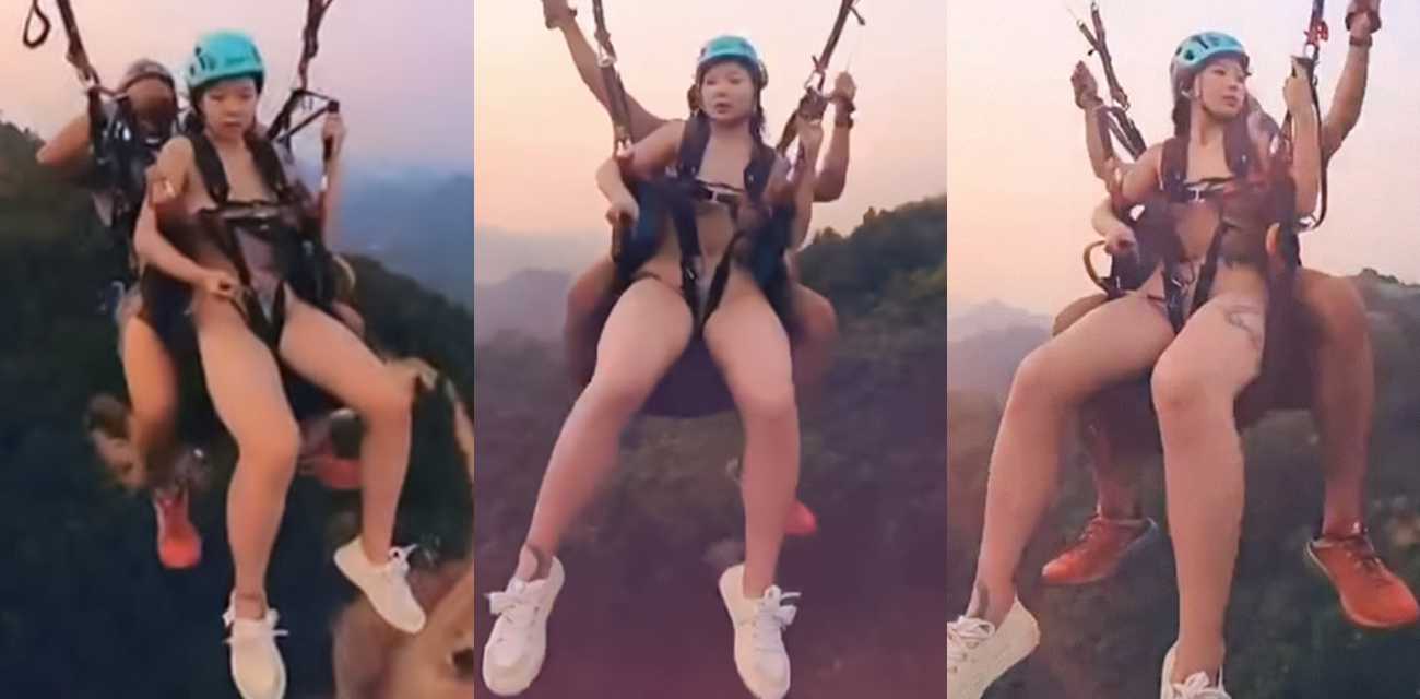 上海女孩在越南全裸滑翔视频完整版，体验高空全裸的双重感官刺激封面图