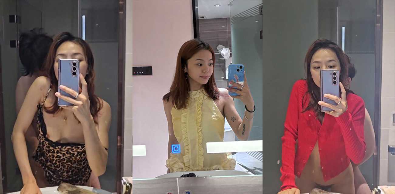 短发小少妇【汪梦霏】性瘾骚货喜欢镜前做爱，边交欢边拍自己淫态，玩裸聊举奶挑逗全程露脸表情骚极封面图