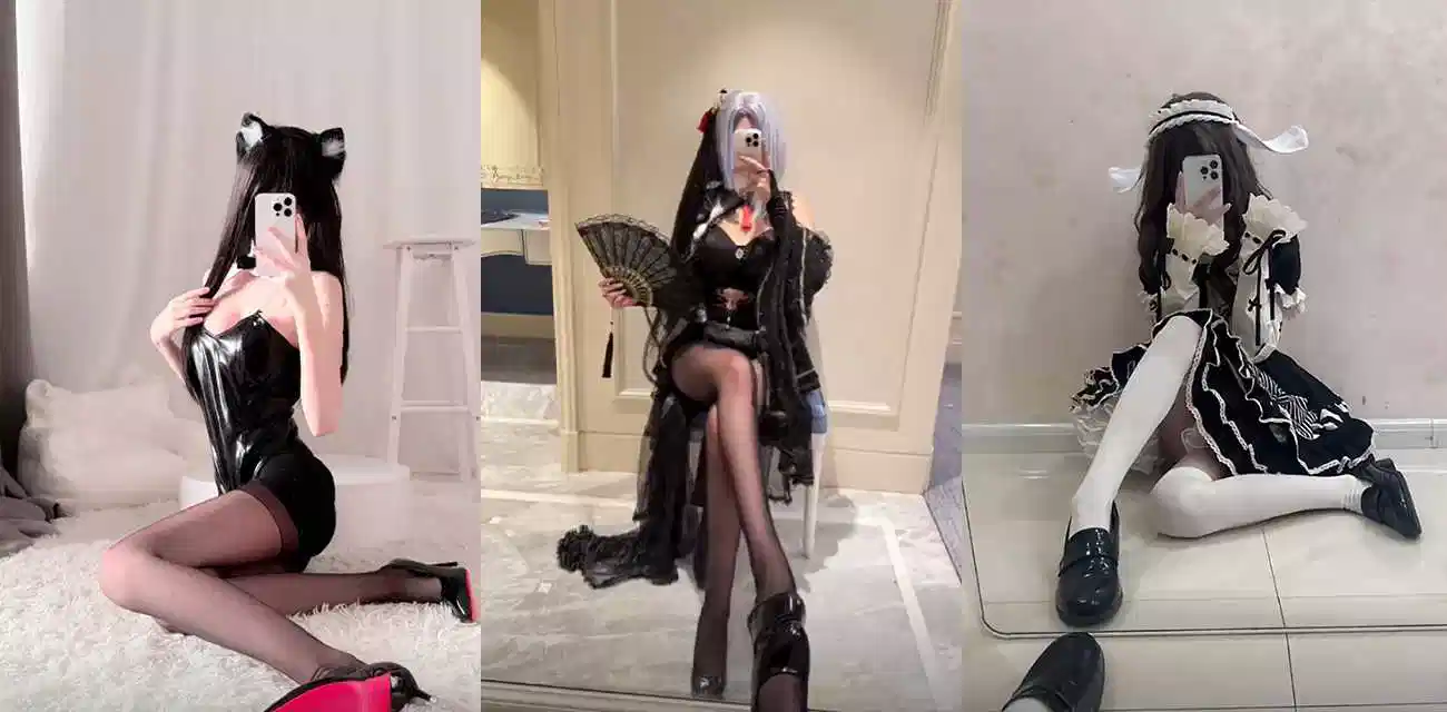 抖音网红萝莉【团团兔】COS王者荣耀公孙离，上演超淫反差自慰秀吸允肉棒如同美味，M腿爆肛插穴玩双洞齐开封面图