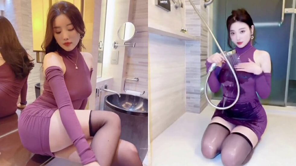 美艳女神杨晨晨最新洗浴激情私拍无内真空揉穴揉胸凸点 花洒喷头对着BB的封面图